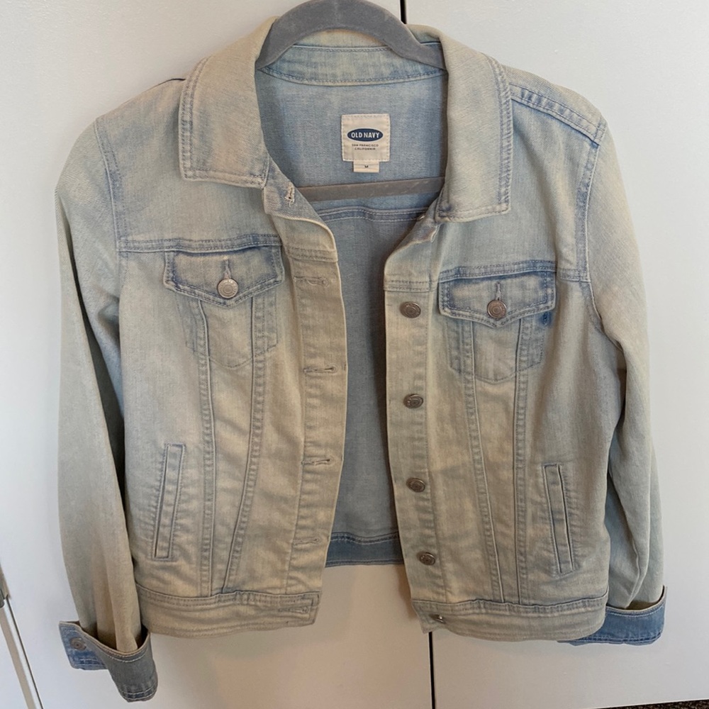 Medium Old Navy Light Wash Denim Jacket